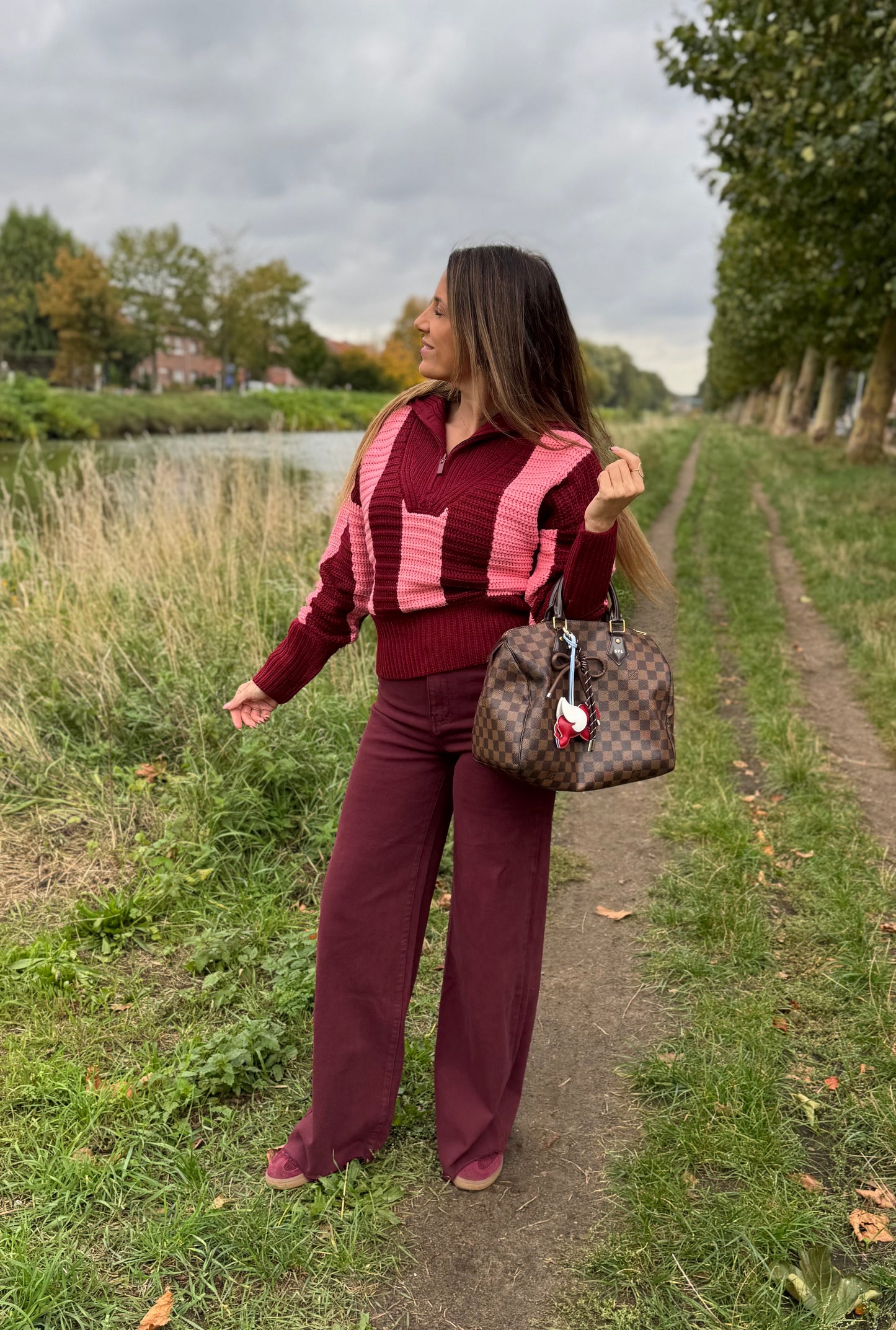 Yfke Stripe Pullover Colourful Rebel