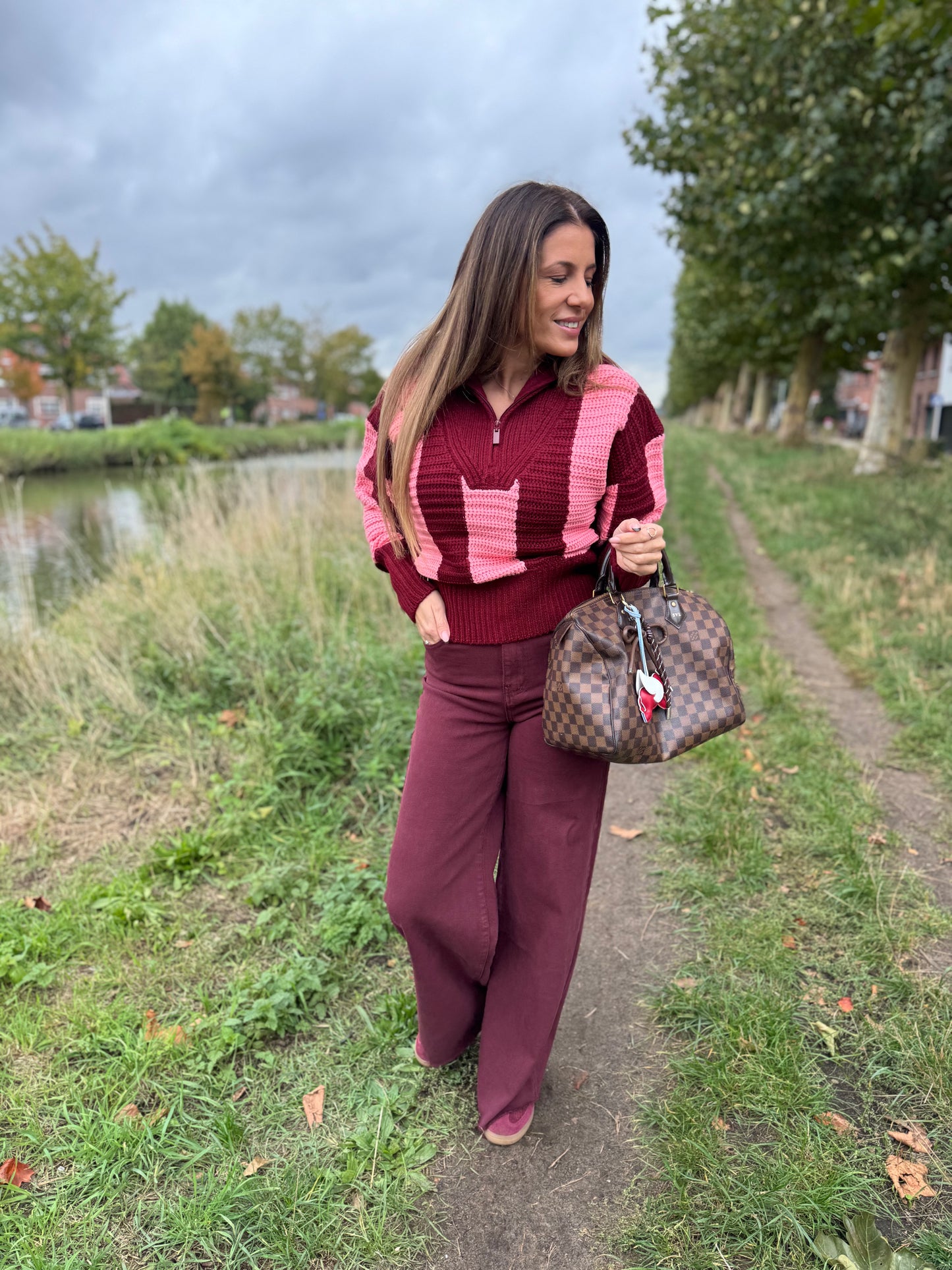 Yfke Stripe Pullover Colourful Rebel