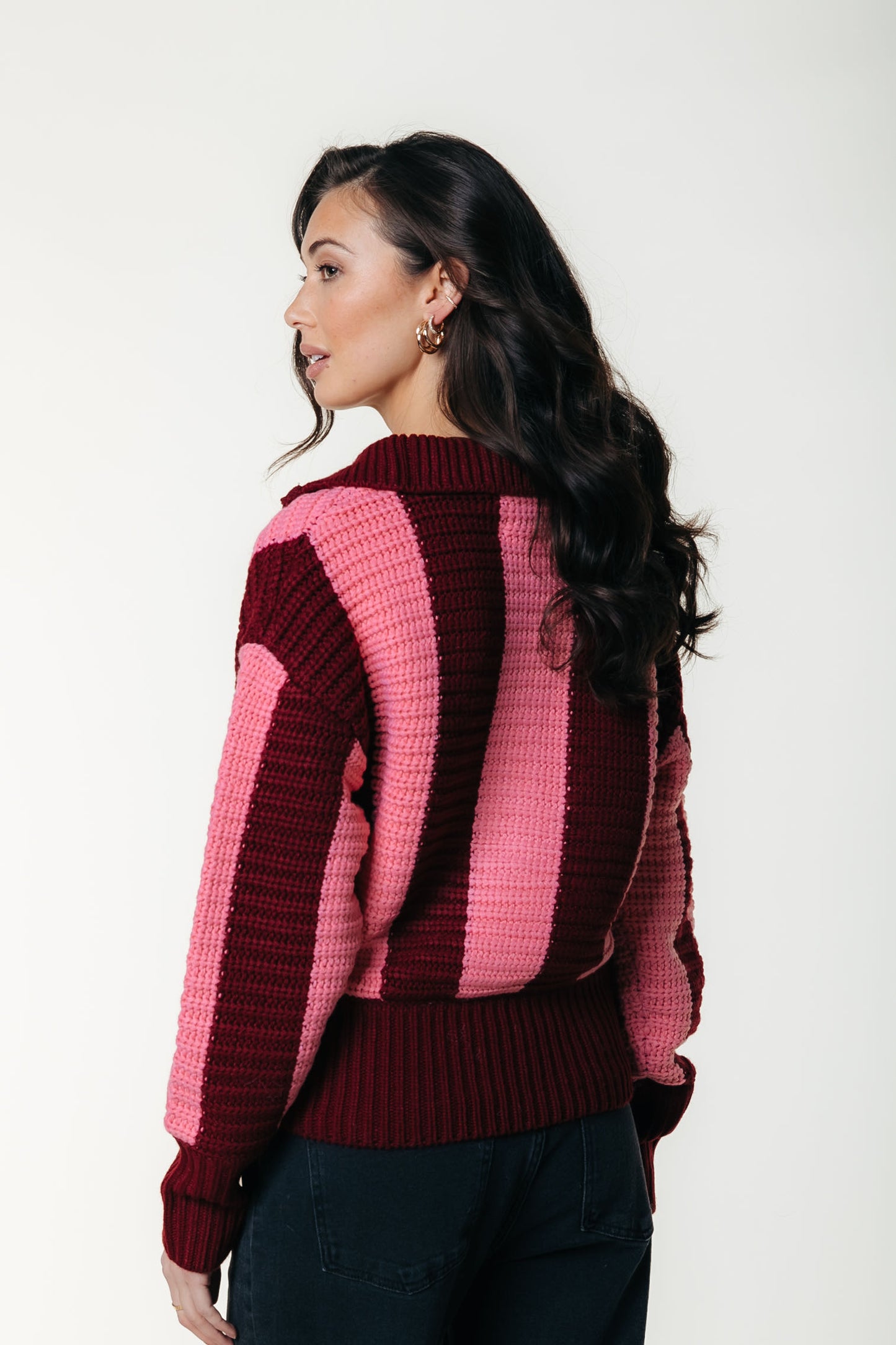 Yfke Stripe Pullover Colourful Rebel